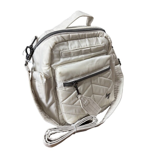 Lug Alpine Crossbody Women’s Bag with Adjust Strap and Multiple Zippered Beige - Picture 5 of 7